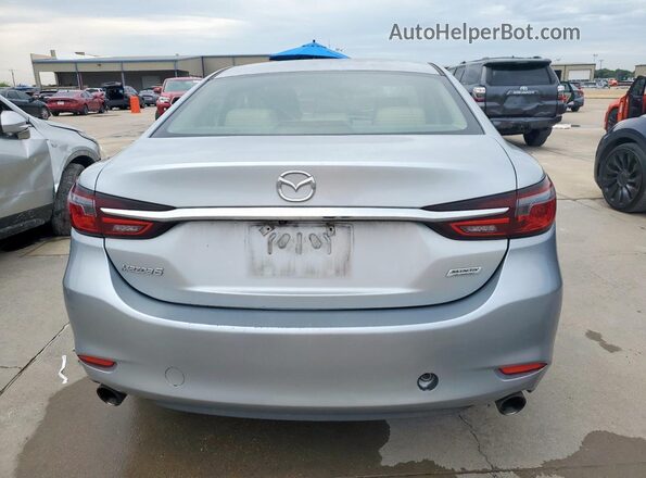 JM1GL1VM2J1312324 2018 MAZDA 6 Silver უკანა ხედი