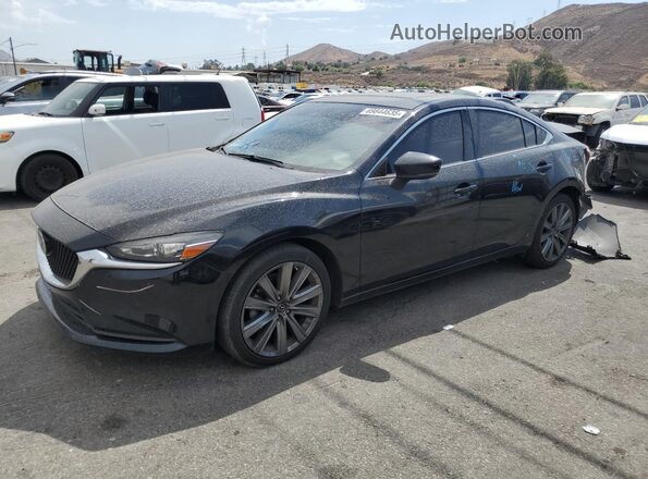JM1GL1VM2J1314381 2018 MAZDA 6 Black Передня ліва чверть