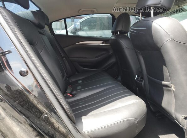 JM1GL1VM2J1314381 2018 MAZDA 6 Black Вид задніх сидінь