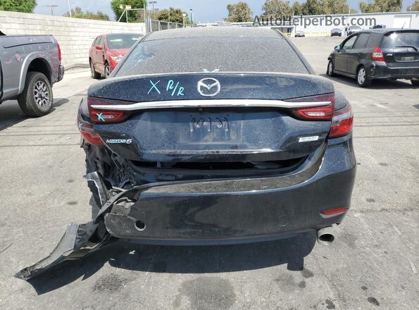 JM1GL1VM2J1314381 2018 MAZDA 6 Black Вид ззаду