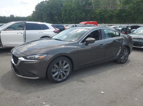 JM1GL1VM2J1331522 2018 MAZDA 6 Gray Передня ліва чверть