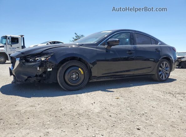 JM1GL1VM3J1309710 2018 MAZDA 6 Черный Передняя левая четверть