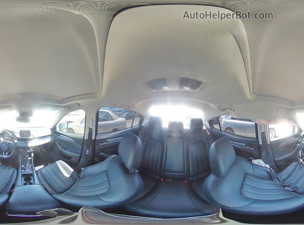 JM1GL1VM3J1309710 2018 MAZDA 6 Черный Панорамный вид салона 360°