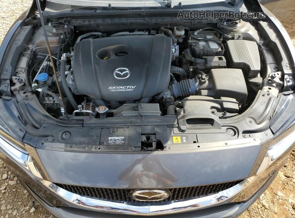 JM1GL1VM5J1313984 2018 MAZDA 6 Угольный Вид задней части салона