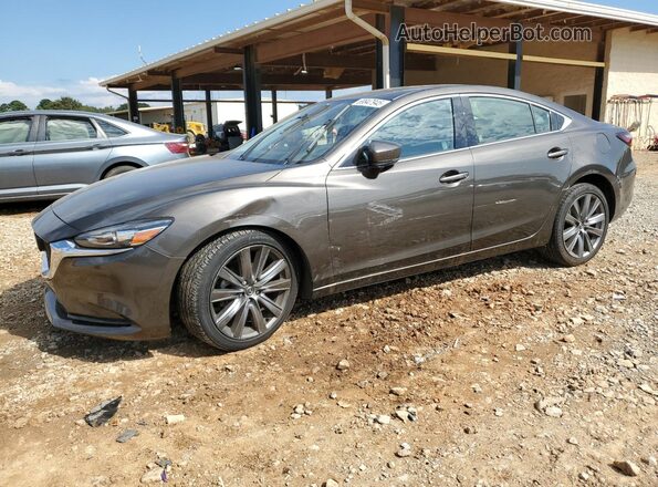 JM1GL1VM5J1313984 2018 MAZDA 6 Угольный Передняя левая четверть