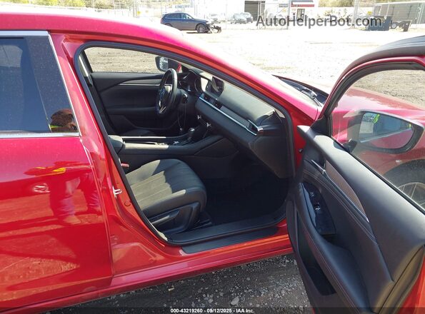 JM1GL1VM5K1505097 2019 MAZDA 6 Красный Вид салона спереди