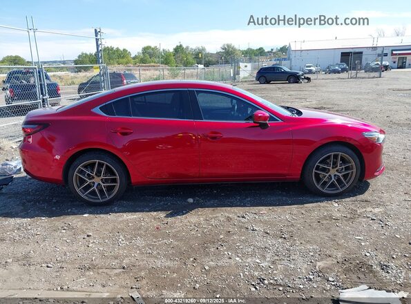 JM1GL1VM5K1505097 2019 MAZDA 6 Красный Вид задней части салона