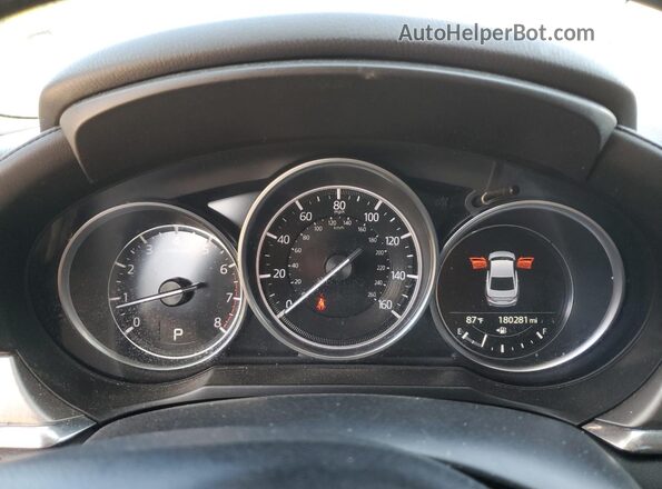 JM1GL1VM7J1309001 2018 MAZDA 6 Blue Вид щитка приладів