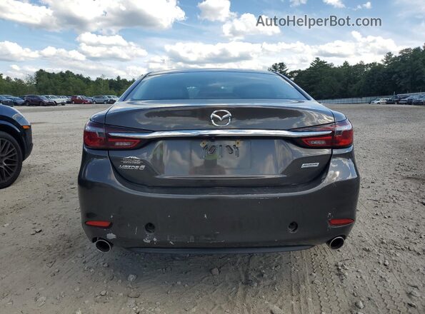 JM1GL1VM7J1313016 2018 MAZDA 6 Gray Вид ззаду