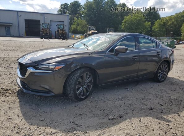 JM1GL1VM7J1313016 2018 MAZDA 6 Gray Передня ліва чверть