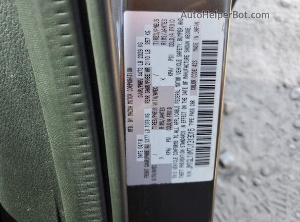JM1GL1VM7J1313016 2018 MAZDA 6 Gray Вид підкапотного простору
