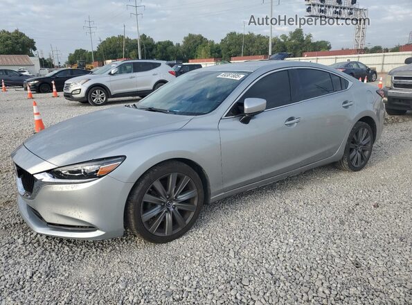JM1GL1VM8J1310397 2018 MAZDA 6 Серебряный Передняя левая четверть