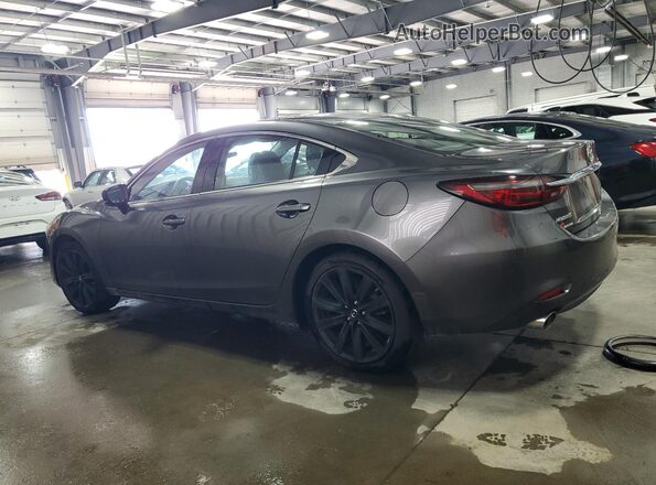 JM1GL1VM9J1334806 2018 MAZDA 6 Charcoal Հետևի ձախ