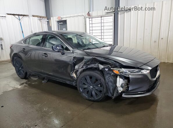 JM1GL1VM9J1334806 2018 MAZDA 6 Charcoal Առջևի աջ