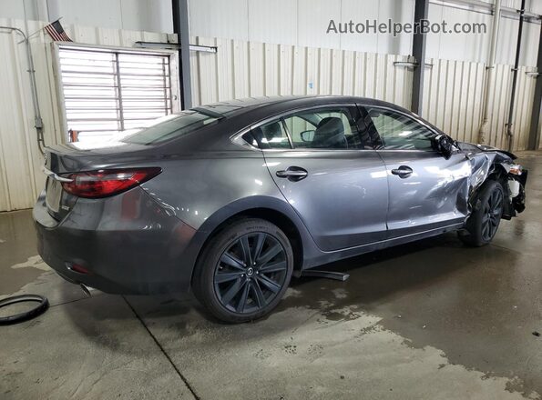 JM1GL1VM9J1334806 2018 MAZDA 6 Charcoal Հետևի աջ