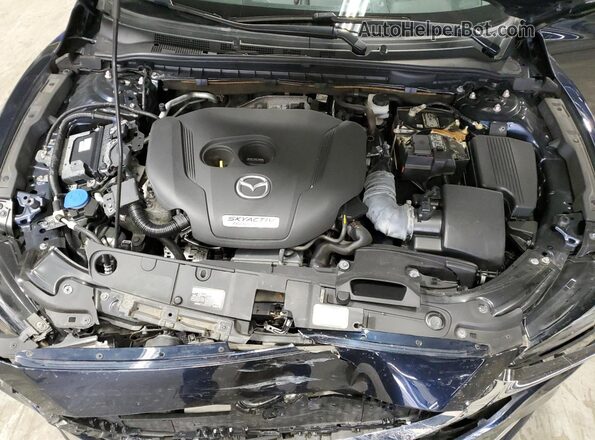 JM1GL1WY3J1322006 2018 MAZDA 6 Blue Вид задньої частини салону
