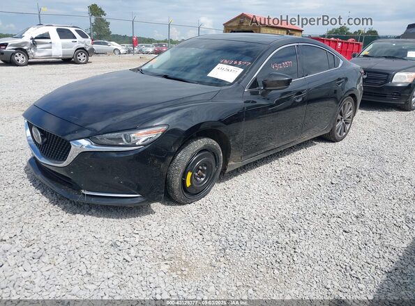 JM1GL1WY3K1502085 2019 MAZDA 6 Черный Передняя левая четверть