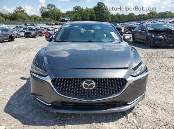 JM1GL1XY4J1316391 2018 MAZDA 6 Серый Вид спереди