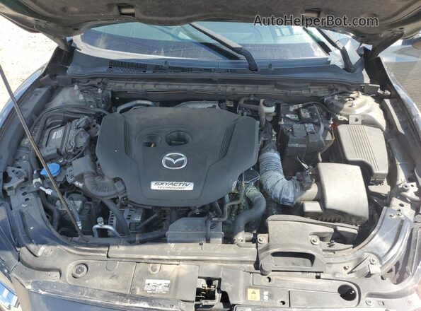 JM1GL1XY4J1316391 2018 MAZDA 6 Серый Вид задней части салона