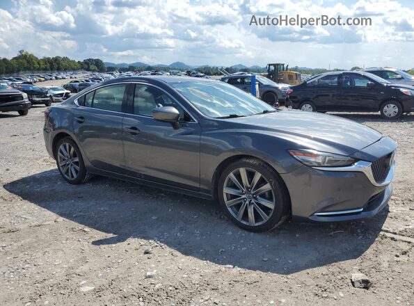 JM1GL1XY4J1316391 2018 MAZDA 6 Серый Передняя правая четверть