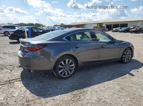 JM1GL1XY4J1316391 2018 MAZDA 6 Серый Задняя правая четверть