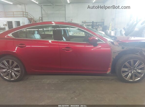 JM1GL1XY6J1303111 2018 MAZDA 6 Red Панорамний вид салону 360°