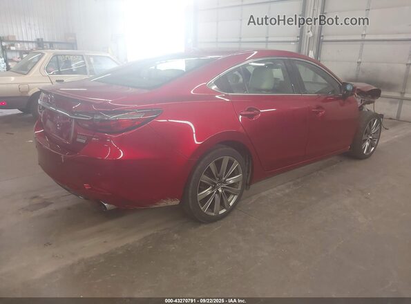 JM1GL1XY6J1303111 2018 MAZDA 6 Red Задня права чверть