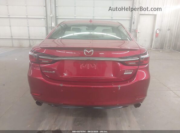 JM1GL1XY6J1303111 2018 MAZDA 6 Red 