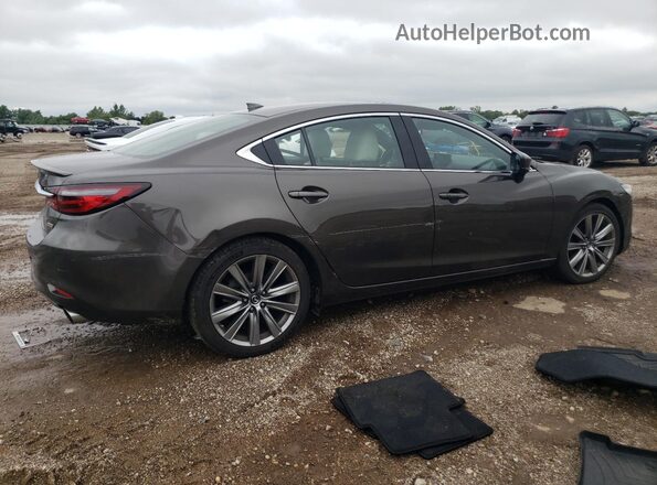 JM1GL1XY8J1329385 2018 MAZDA 6 Gray Tył prawy