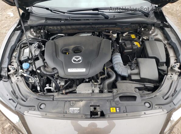 JM1GL1XY8J1329385 2018 MAZDA 6 Gray Widok wnętrza z tyłu