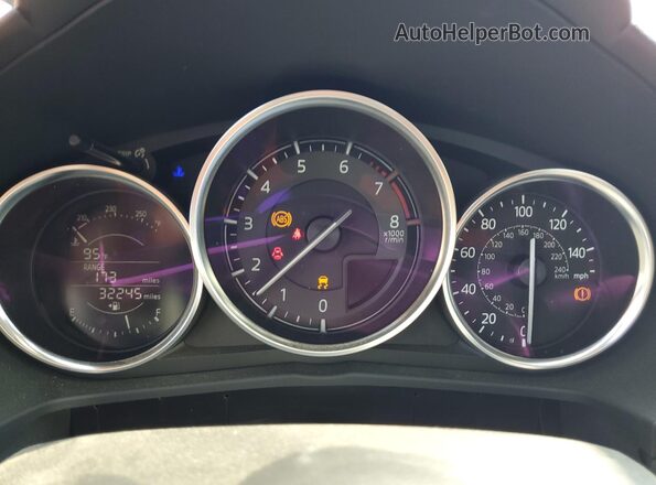 JM1NDAB7XG0109778 2016 MAZDA MX-5 Red Vista del cuadro de instrumentos