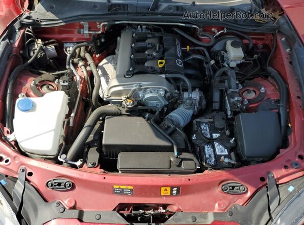 JM1NDAB7XG0109778 2016 MAZDA MX-5 Red Vista interior trasera