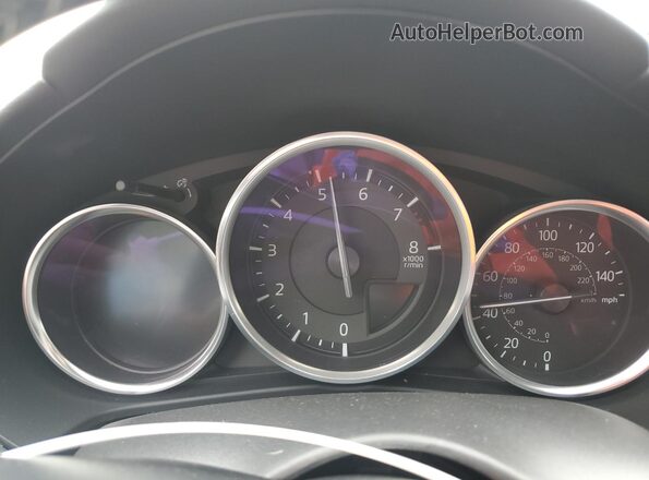 JM1NDAM74N0500211 2022 MAZDA MX-5 White Widok zestawu wskaźników