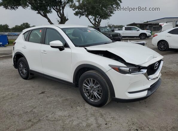 JM3KFABM9J1464968 2018 MAZDA CX-5 White Przód prawy