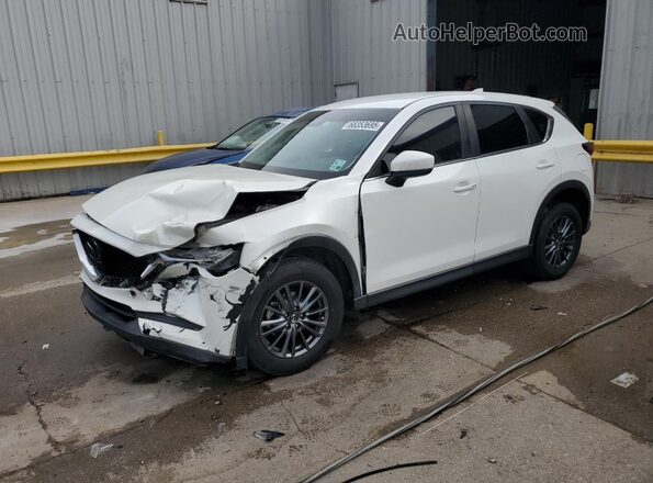JM3KFACM7M0325446 2021 MAZDA CX-5 Белый Передняя левая четверть