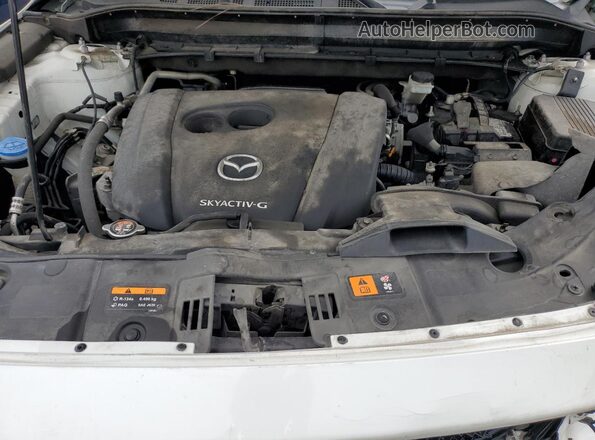 JM3KFACM7M0325446 2021 MAZDA CX-5 Белый Вид подкапотного пространства