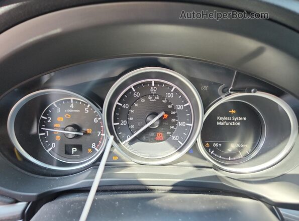 JM3KFADM0J1434187 2018 MAZDA CX-5 Charcoal ხელსაწყოთა პანელის ხედი