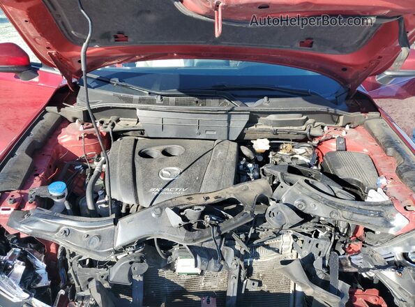 JM3KFADM8J0439269 2018 MAZDA CX-5 Red Vista del compartimento del motor