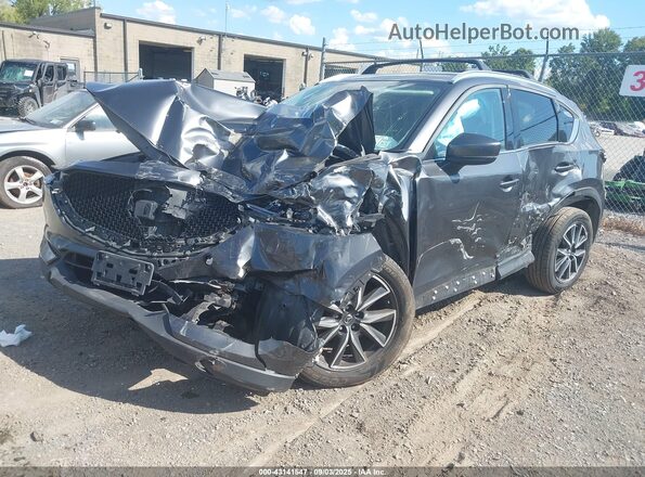 JM3KFBDM4J0341233 2018 MAZDA CX-5 Gray Передня ліва чверть
