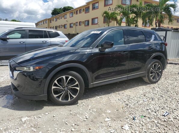 JM3KFBEM4N0581726 2022 MAZDA CX-5 Black Առջևի ձախ երեք քառորդ տեսարան