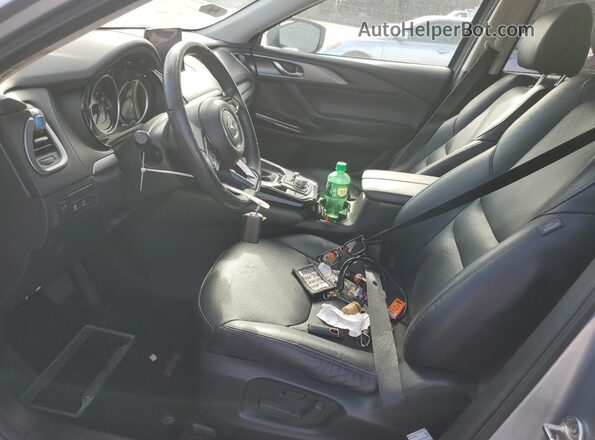 JM3TCACY6L0421275 2020 MAZDA CX-9 Silver Widok wnętrza z przodu