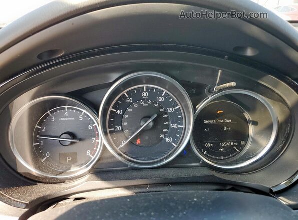JM3TCACYXJ0202820 2018 MAZDA CX-9 White Widok zestawu wskaźników