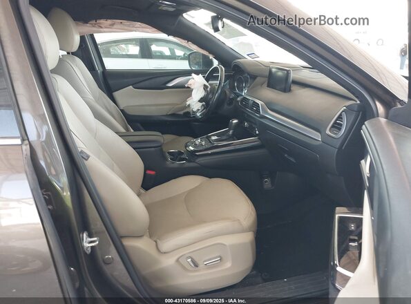 JM3TCADY4G0114918 2016 MAZDA CX-9 Brown Вид салону спереду