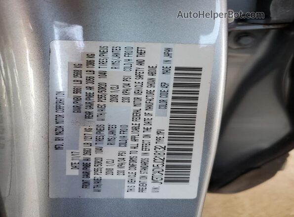 JM3TCADY5J0218132 2018 MAZDA CX-9 Silver VIN sticker view