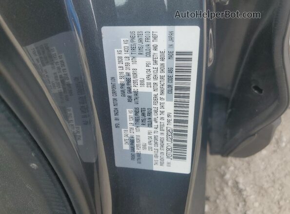 JM3TCBCY1J0230267 2018 MAZDA CX-9 Gray VIN კოდის სტიკერის ხედი