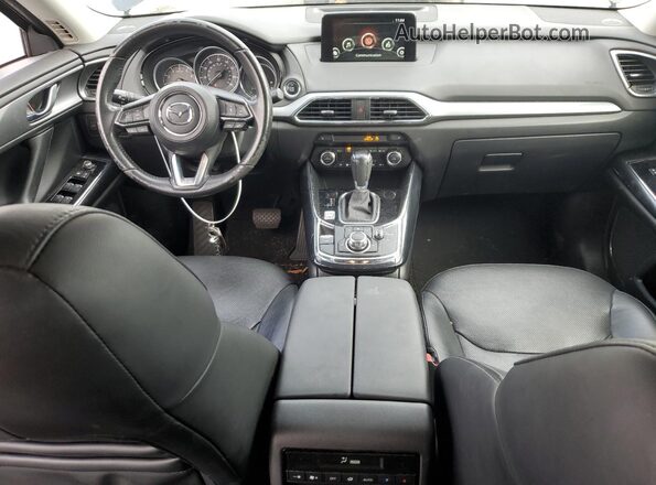 JM3TCBCY3J0200977 2018 MAZDA CX-9 Black წინა პანელის ხედი