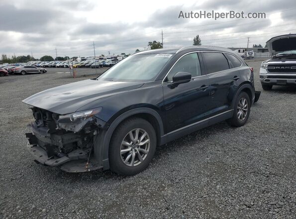 JM3TCBCY3J0200977 2018 MAZDA CX-9 Black წინა მარცხენა ხედი სამი მეოთხედიდან