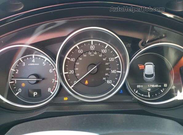 JM3TCBCY3J0203989 2018 MAZDA CX-9 Gray Instrument cluster view