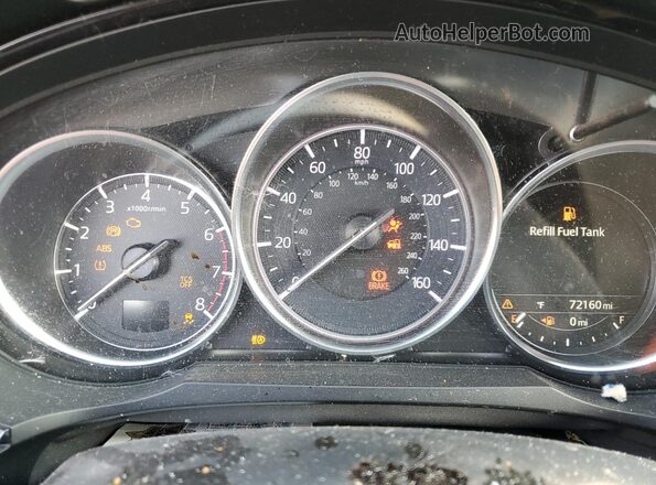 JM3TCBDY2H0130087 2017 MAZDA CX-9 Blue Вид щитка приладів
