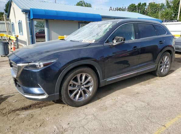JM3TCBDY2L0403750 2020 MAZDA CX-9 Blue წინა მარცხენა ხედი სამი მეოთხედიდან